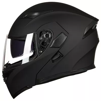 ILM Pre-Owned Full Face Motorcycle Helmet Winter Modular Dual Visor DOT 902 • $49.99