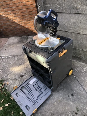 £120 • Buy Ryobi Csc-185 Compound Mitre Saw,18v Cordless Saw Work Station Trolley Tool Box.