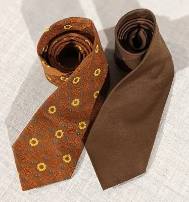 Lot Of 2 - Vintage Superba Dacron Necktie Ties • $12.95