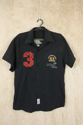 LA MARTINA Dubai Black Short Sleeve Shirt Size XL • $15