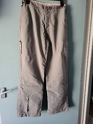 £8 • Buy Peter Storm Size 10 Grey Walking Trousers (0523/13)