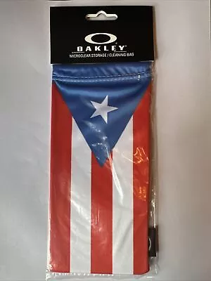 Oakley PUERTO RICO FLAG Sunglass Microfiber Microbag Storage Bag Pouch • $18