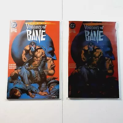 Lot Of 2 DC Comics  Batman: Vengeance Of Bane  Facsimile Regular & Foil Covers • $14.99