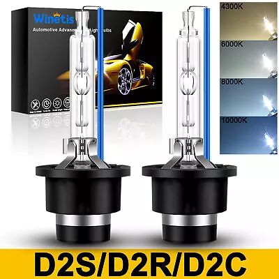 Pair D2S 35W 6K 8K 10K HID Xenon Replacement Low/High Beam Headlight Lamp Bulbs • $14.99