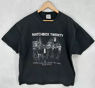 Vintage Matchbox Twenty Concert Shirt Mens XL More Than You Think 2003 Y2K Tee * • $39.99