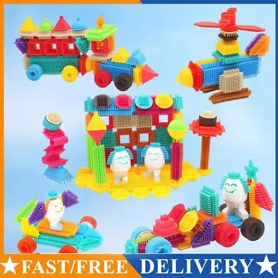 Bristle Shape Blocks Build And Play Fun Bricks Set For Boys Girls (100pcs) • $42.56