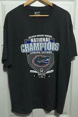 Florida Gators Men's T Shirt College World Series Baseball Champions XL • $11.99