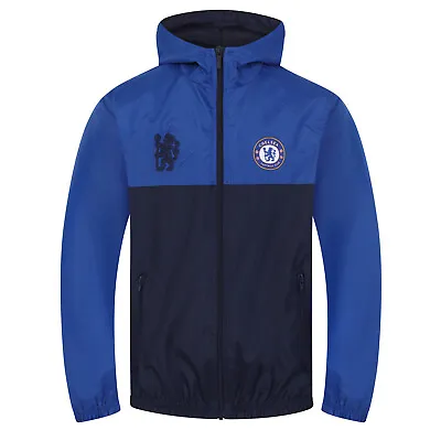 Chelsea FC Boys Jacket Shower Windbreaker Kids OFFICIAL Football Gift • £24.99