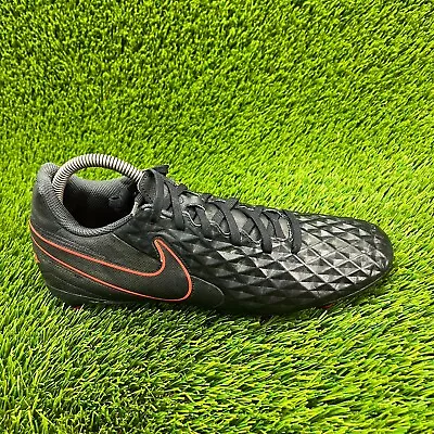 Nike Tiempo Legend 8 Club Mens Size 9 Black Running Soccer Cleats AT6107-060 • $39.99