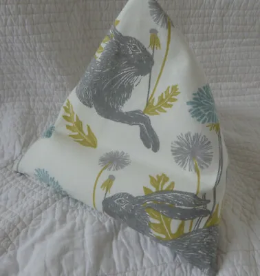 IPad Kindle Tablet Phone Bean Bag Cushion Pillow Stand Hare Print Fabric • £10.99