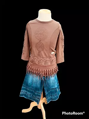 NWT- Naartjie Girls Fringe Top $ Pant Set Sz.3 $55 • $29.99