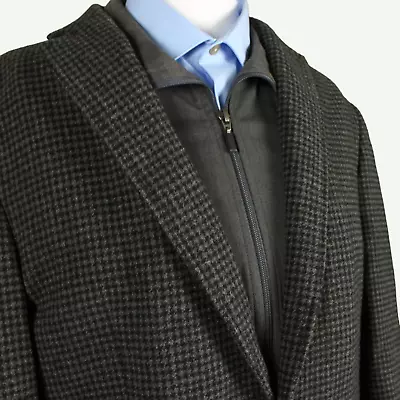 40L Marc Anthony Mens 2 Button Polyester Wool Sport Coat Jacket Zip Up Patches • $47.95