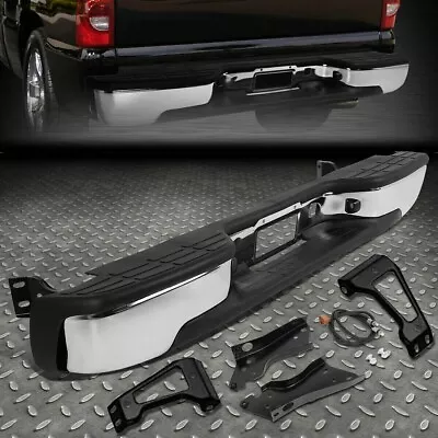 Chrome Rear Bumper For 1999-2007 Chevy Silverado GMC Sierra 1500 2500 • $109