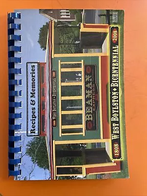 Recipes & Memories West Boylston Massachusetts  2008 Bicentennial Cookbook • $14.99