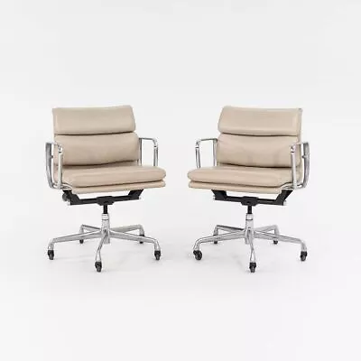 2006 Herman Miller Eames Soft Pad Management Desk Chair W Beige Leather 6x Avail • £1286.85