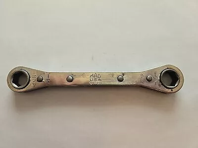 Mac Tools 1/2 -9/16  6PT Chrome Ratcheting Box End Wrench Read Ad RW1618 • $14