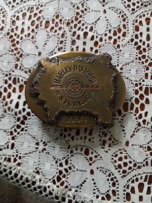 Vintage Limited 1994 Harley-Davidson STURGIS South Dakota Belt Buckle #969/3000 • $65