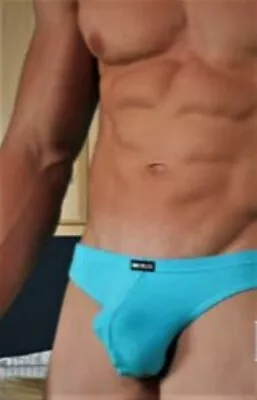 New Men's NDS Wear Aqua Bikini Brief W/Bolsa Contoured Pouch - Gay Interest • $10.99
