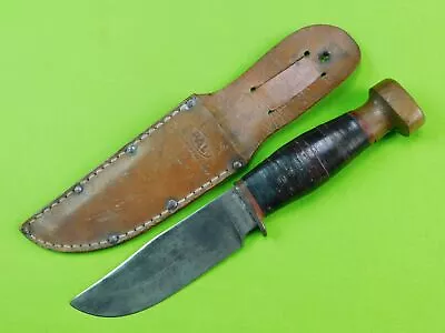 US WW2 Vintage Pal RH-34 MK1 Wood Butt Fighting Knife W/ Sheath • $195