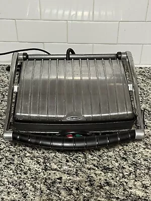 Villaware Model 2160 Uno Contact Panini Grill Press Sandwich Stainless Steel • $39.99