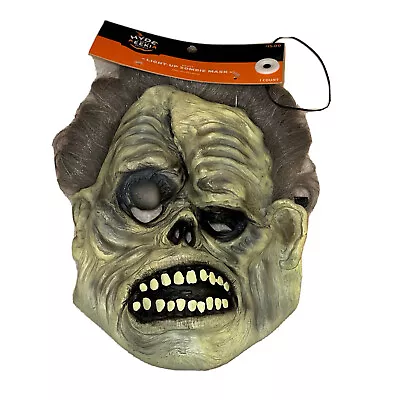 Scary Light Up Elastic Zombie Halloween Costume Mask  For Adult New/Tags • $17.50