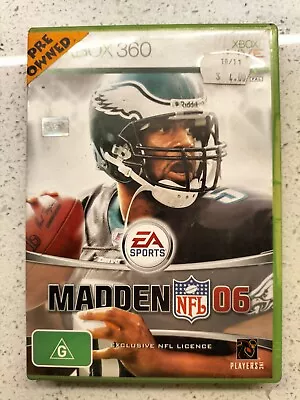 ❤️EA Sports Madden NFL 06 Microsoft Xbox 360 Game PAL Free Post • $6.23