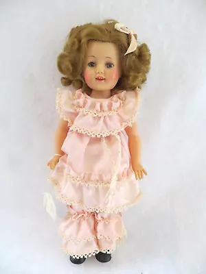 Vintage 1950s Ideal SHIRLEY TEMPLE Doll 12  Vinyl Shirley ST-12 Little Colonel • $27