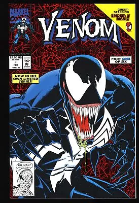 Venom: Lethal Protector #1 NM+ 9.6 Red Foil Variant Marvel 1993 • $36