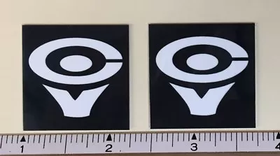 CV Cerwin Vega Speaker Badge Logo Emblem Square PAIR • $9.95