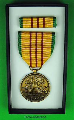 Original Vietnam War GI Issue Service Medal Set  - Vintage Government Surplus • $12.95