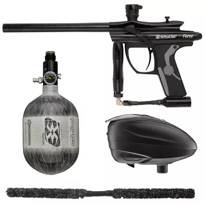 Kingman Spyder Fenix Contender Paintball Gun Kit - Black LTR - 48/4500 - Black • $417.84