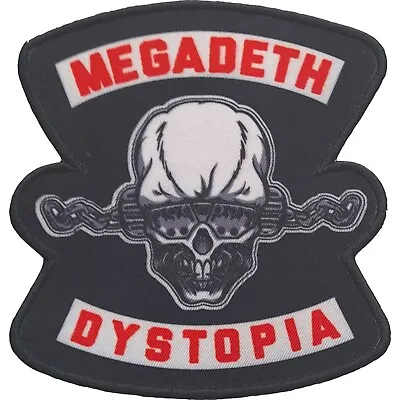 Megadeth Dystopia Shaped Sew-on Cloth Patch 115mm X 120mm  (ro) • £3.49