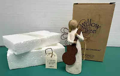 2001 Willow Tree Angel Of Song Figure With Guitar Ornament Demdaco Sue Lord • $12