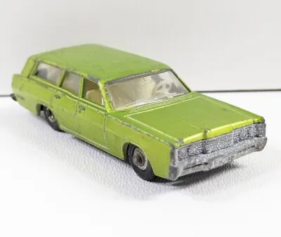 Vintage Lesney Matchbox Series No 55 Or 73 Mercury Green Station Wagon With Dogs • $9.20