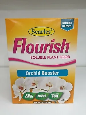 $13.49 • Buy Outdoor Garden Fertiliser Searles Flourish Flowers Orchid Boost Plant Food 500g