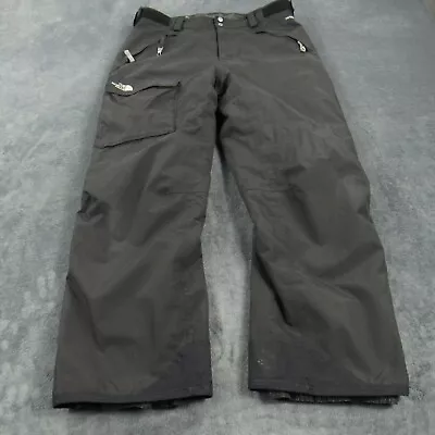 North Face Snowboard Pants Mens Large Black Hyvent Outdoor Vented Skiing Baggy • $49.99