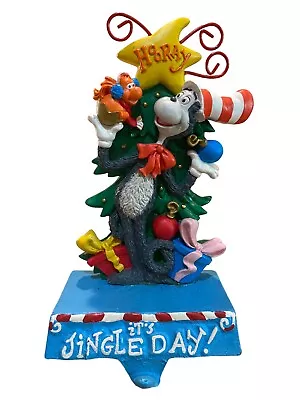 Dr. Seuss CAT IN THE HAT Stocking Hanger MIDWEST OF CANNON FALLS Cast Iron Base • $27.50