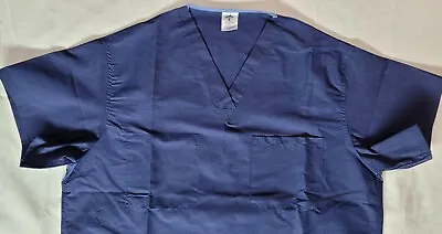 Medline Unisex Reversible Scrub Set Navy Size Large Nwot  • $9.95