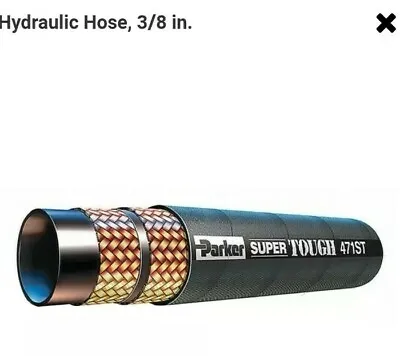 Parker Tough Cover 3/8  Hydraulic Hose Sold By The Foot Cut To Length 471ST-6-RL • $7.50