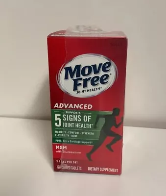 Schiff Move Free Joint Health Advanced MSM W/ Glucosamine (120 Tablets)01/2025 • $19.99