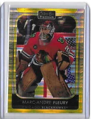 2021-22 OPC O-Pee-Chee Platinum Marc-Andre Fleury Seismic Gold #180 2/50 • $39.99