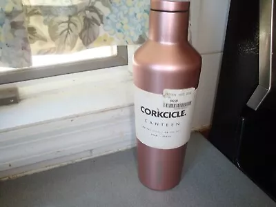 Nwt Corkcicle Rose Metallic 16 Oz Canteen Hot/cold Stainless Steel 3xs Insulated • $17.20