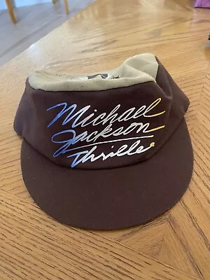 Michael Jackson Hat Thriller 1984 Vintage Original Painters Cap NM • $50