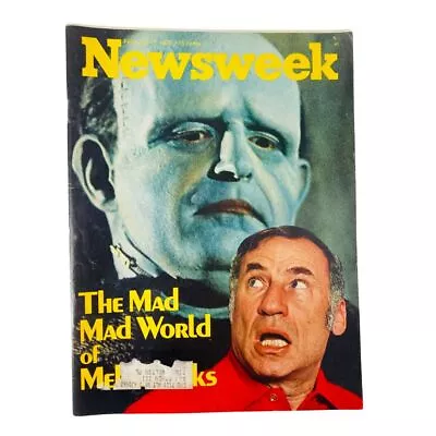 VTG Newsweek Magazine February 17 1975 The Mad World Of Mel Brooks Frankenstein • $13.45