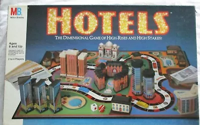 Vintage 1987 Hotels Board Game Complete Excellent Condition Real Estate Strategy • £236.59
