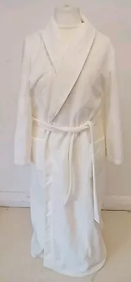 NEW David Nieper White Fleece Dressing Gown Robe Sz 2XL RL • £17.99