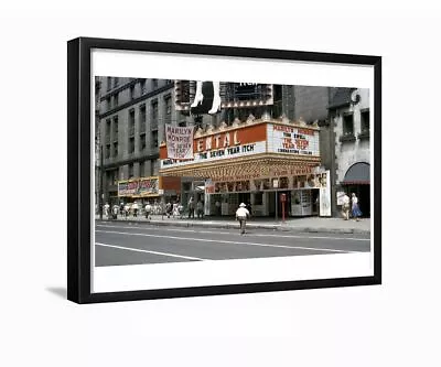 Oriental Theater Chicago 1955 Marilyn Monroe Framed Photo • $38.99