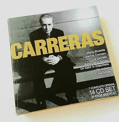 Jose Carreras 14 CD Opera Box 7 Complete Operas Like New • $15.95