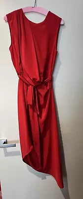 Pre Loved Zimmermann Red Silk Dress  Size 1 • $75