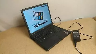 Vintage Dell Latitude C610 Laptop Windows 98 SE Office 2000 Serial Port Parallel • $199.99